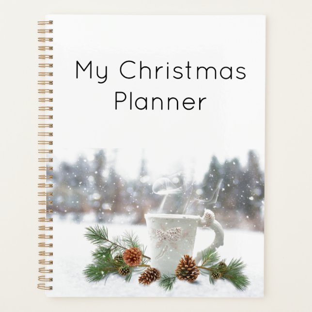 My Christmas Planner Snow Day Modern Organiser (Front)