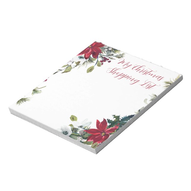 My Christmas Shopping List Notepad (Rotated)