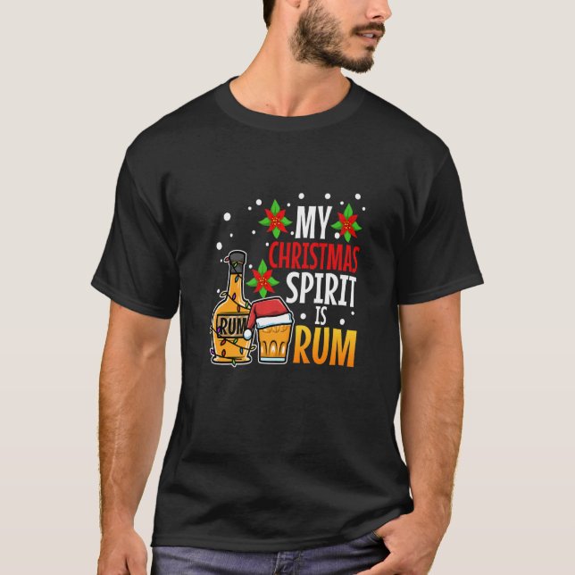 My christmas spirit is rum T-Shirt (Front)