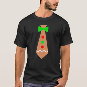 MY CHRISTMAS TIE Pajama Xmas Funny Gingerbread Man T-Shirt