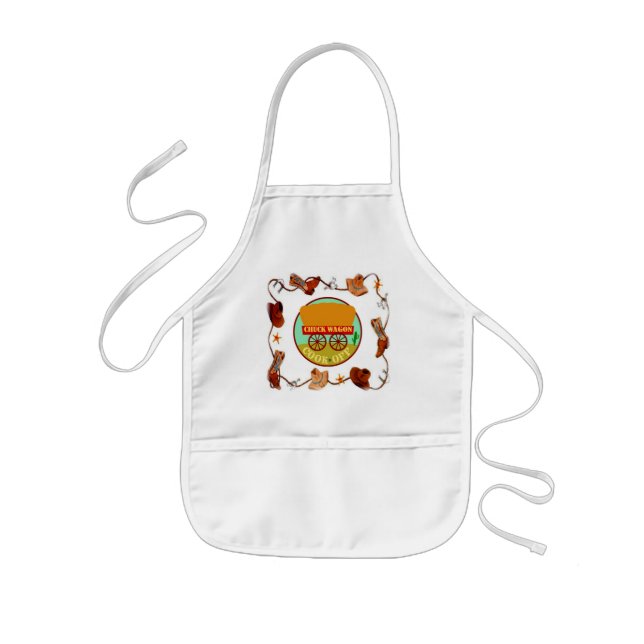 "My Chuckwagon-Cook-off" Kids Apron (Front)