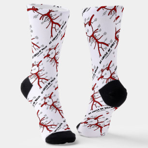 My Circle Of Willis Anatomical Blood Circulation Socks