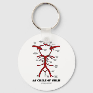 My Circle Of Willis (Arteries Anatomical Humour) Key Ring