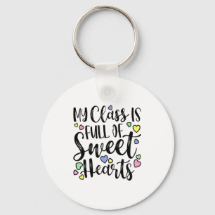 My Cl Is Full Of Sweet Heart Valentines Day Cu Key Ring