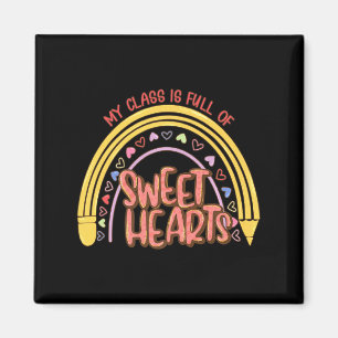 My Cl Is Full Of Sweet Heart Valentines Day Tea  Magnet