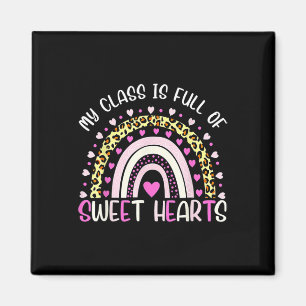 My Cl Is Full Of Sweethearts Teacher Valentines Ra Magnet