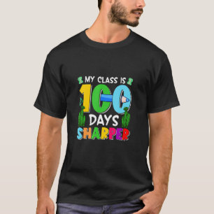 my Class is 100 Days Sharper - colourful Cactus Te T-Shirt