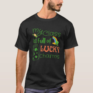 My Class Is Full Of Lucky Charms Cute Hat Rainbow T-Shirt