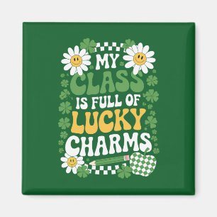 My Class Is Full Of Lucky Charms St Patrick's Day Magnet
