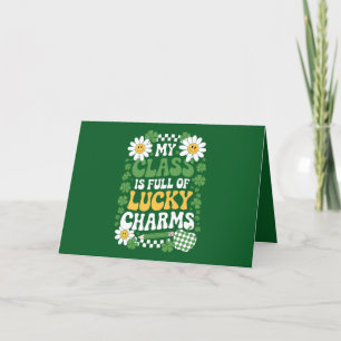 My Class Is Full Of Lucky Charms St Patrick's Day Thank You Card