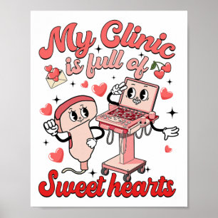 My Clinic Full Of Sweet Heart Sonographer Nurse Va Poster