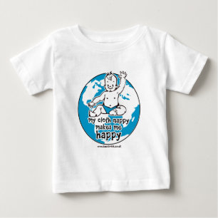 My cloth nappy makes me happy baby T-Shirt