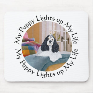 My Cocker Spaniel Lights up my Life Mouse Mat