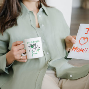 My Coffee Is Also Irish Coffee St Patrick's Day  Coffee Mug
