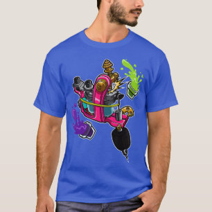 My Coil Loves Colour Tattoo Machine Tattoo Artist T-Shirt