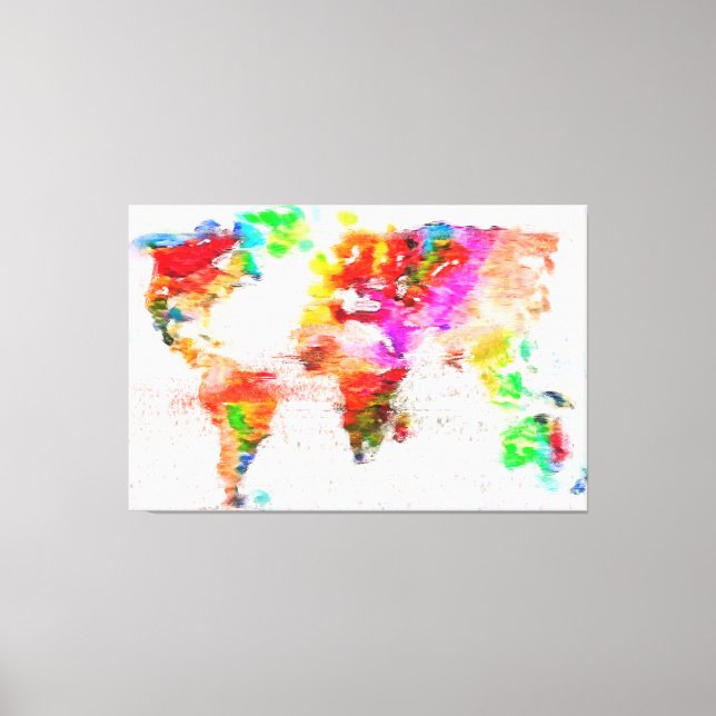 My Color World Stretched Canvas Print (Front)