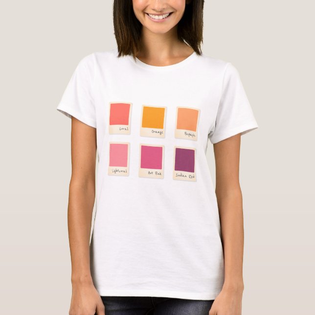 My colour palette scheme T-Shirt (Front)