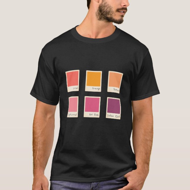My colour palette scheme T-Shirt (Front)