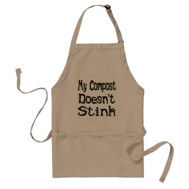 My Compost Doesn't Stink Funny Garden Saying Standard Apron (Front)