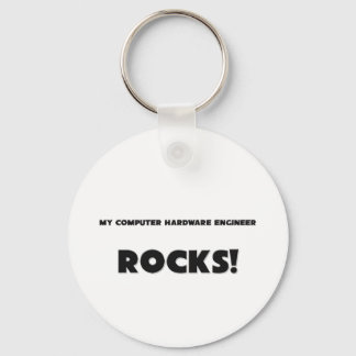 MY Computer Hardware Engineer ROCKS! Key Ring