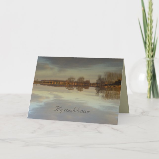 My condolences - Greeting card (Front)