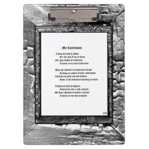 My Confession Clipboard