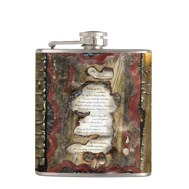 My Confession Hip Flask (Front)