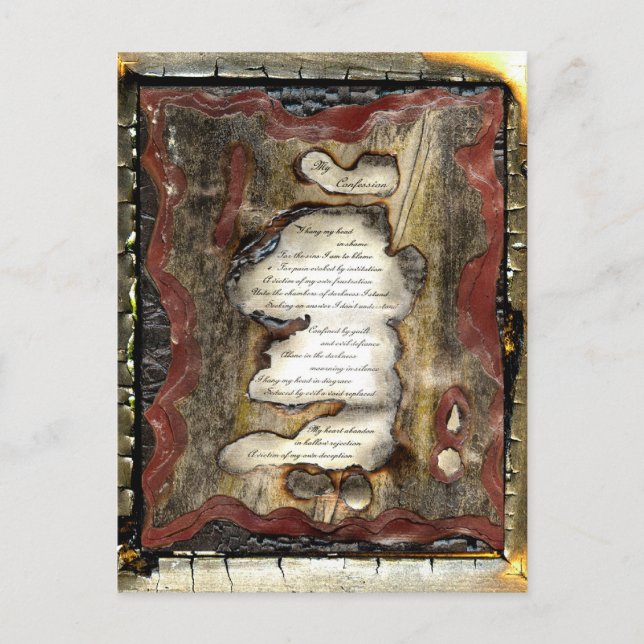 My Confession Postcard (Front)