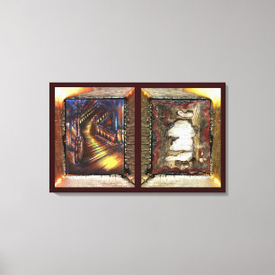 My Confession & Stairway of Light Canvas Print