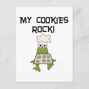 My Cookies Rock Tshirts and Gifts Postcard