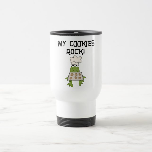 My Cookies Rock Tshirts and Gifts Travel Mug (Center)
