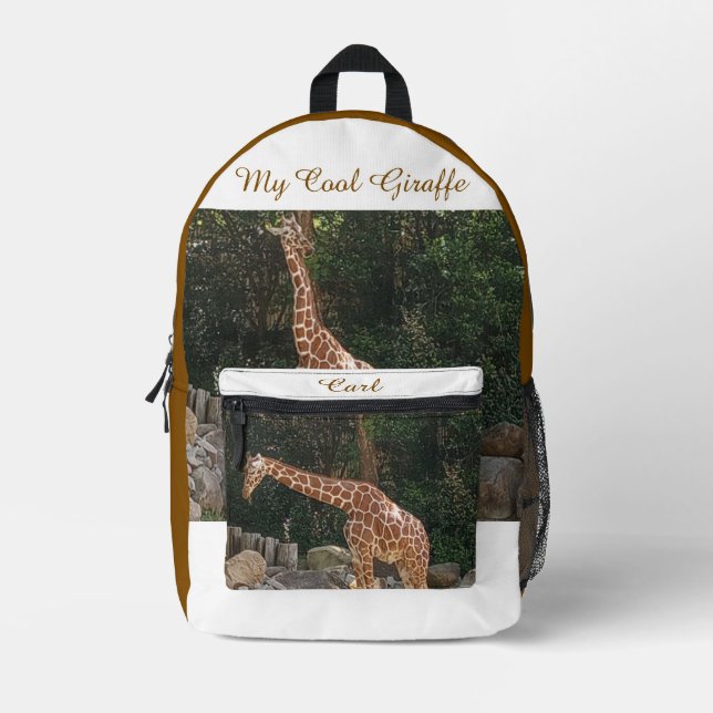 My Cool Giraffe, Backpack (Front)