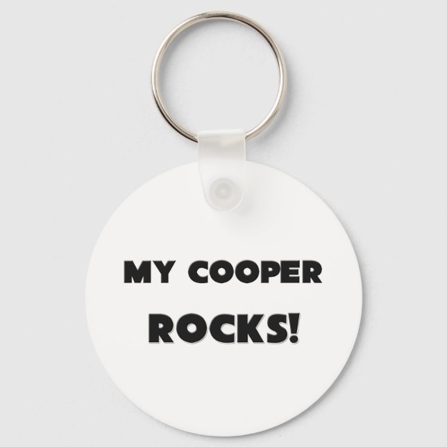 MY Cooper ROCKS! Key Ring (Front)