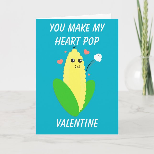 My Corny Valentine Holiday Card (Front)