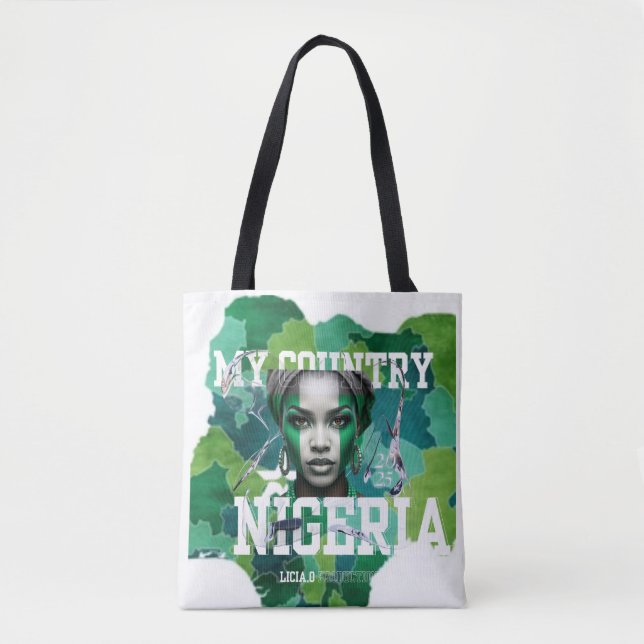 My Country, Nigeria – liac.o Collection Tote Bag (Front)