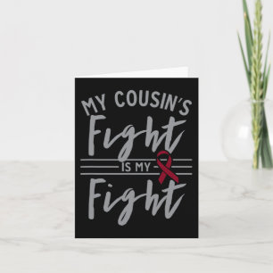 My Cousin's Fight is My Fight Sickle Cell Anaemia Card