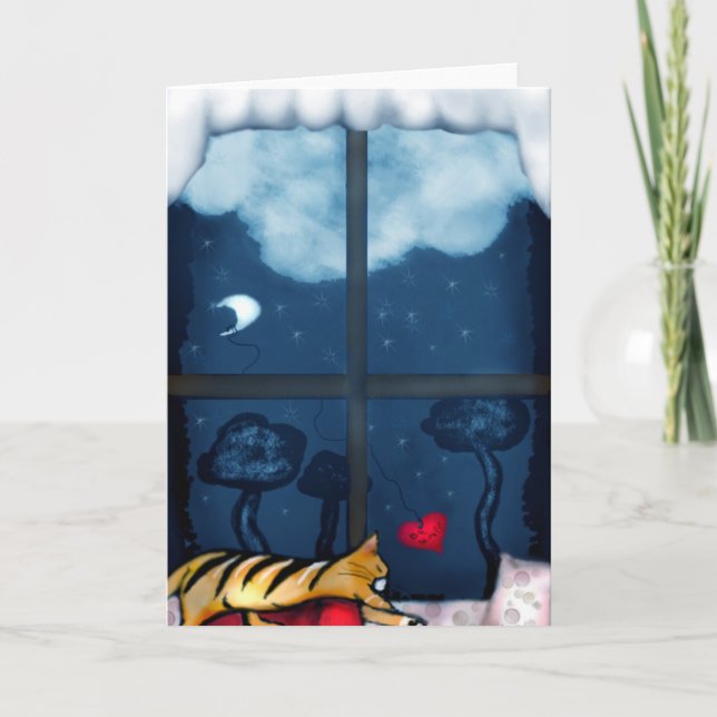 My cozy valentine holiday card (Front)