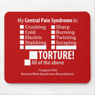 My CPS Symptom Checklist Mouse Mat