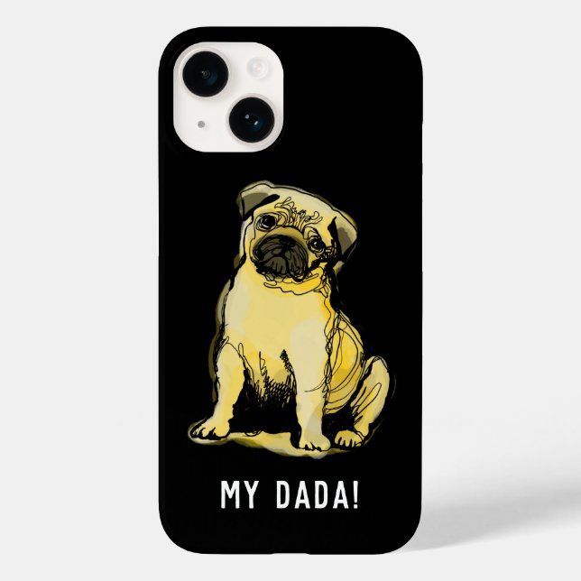 My cream coloured pug baby Case-Mate iPhone case (Back)