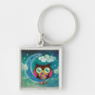 My Crescent Owl Premium Keychain