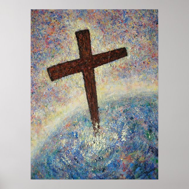 My Cross (Original Oil Painting) Poster (Front)