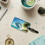 My Cruising Luggage Cruise Ship  Luggage Tag<br><div class="desc">This design may be personalised in the area provided by changing the photo and/or text. Or it can be customised by clicking Personalise this Template and then choosing the click to customise further option and delete or change the colour of the background, add text, change the text colour or style,...</div>