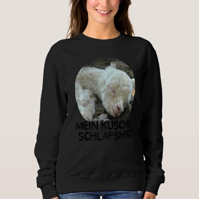 My Cuddly Sleep Alpaca Llama Sweatshirt (Front)