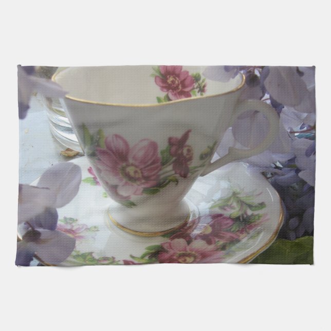 My cup of tea  tea towel (Horizontal)