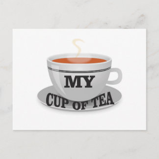 my cup of tea yeah postcard