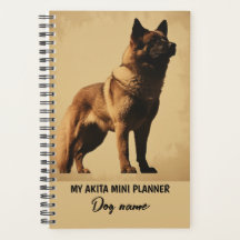 My Custom Dog Name Akita Portrait