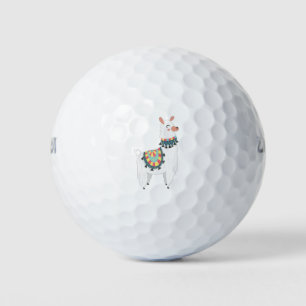 My Cute Llama Golf Balls