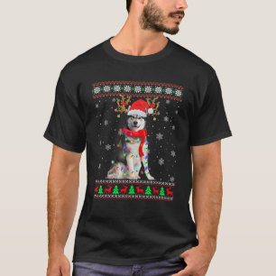 My Cute Ugly Christmas Pajama Siberian Husky Dog M T-Shirt
