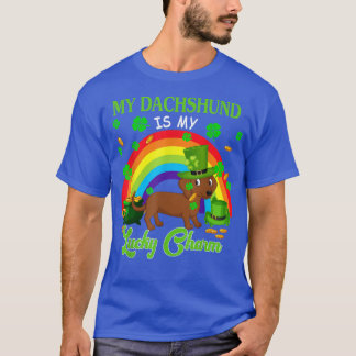 My Dachshund Is My Lucky Charm St  T-Shirt