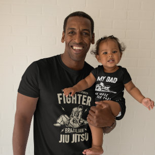 My Dad Can Make Your Dad Tap Jiu Jitsu Baby Bodysuit